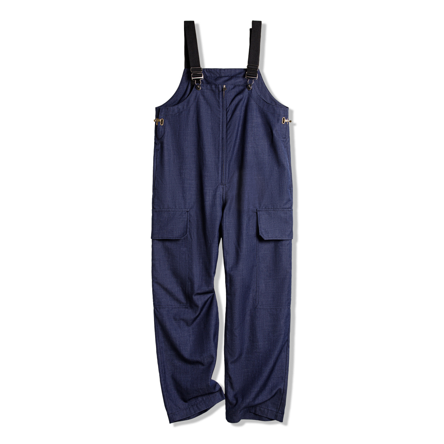 高腰牛仔直筒闊腿寬鬆弛工裝背帶褲無袖吊帶長款連衣褲女士秋