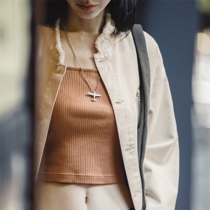 美式棉籽殼牛仔外套休閒寬鬆設計感小眾純棉丹寧夾克秋-Retro's Wear