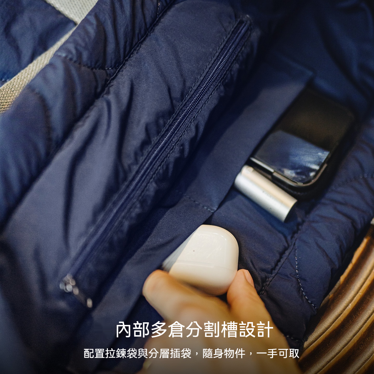 美式M65大容量內膽托特包電腦包通勤單肩包百搭手提包男