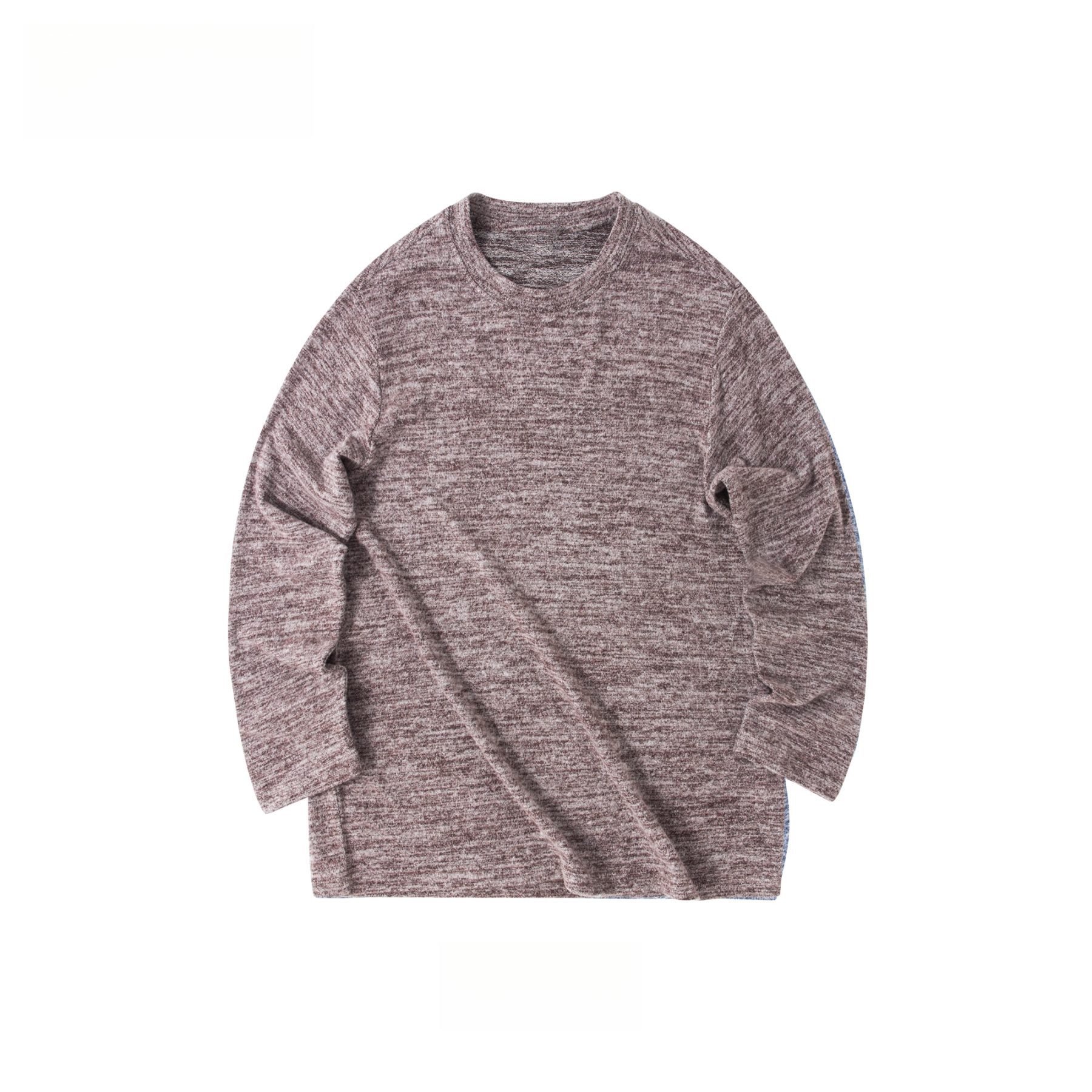 彈性軟糯垂感花紗長袖T恤男美式高級感250g休閒打底衫秋