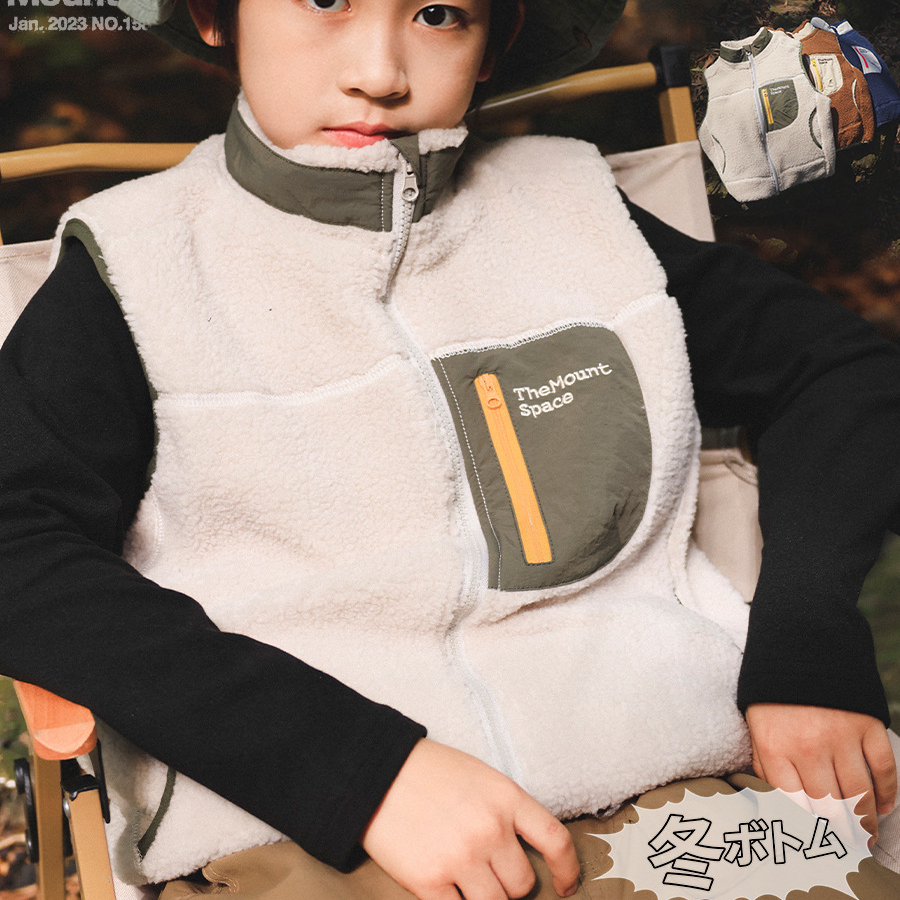 兒童馬甲2025冬季新款男童山系立領外套兒童保暖背心寶寶上衣批發