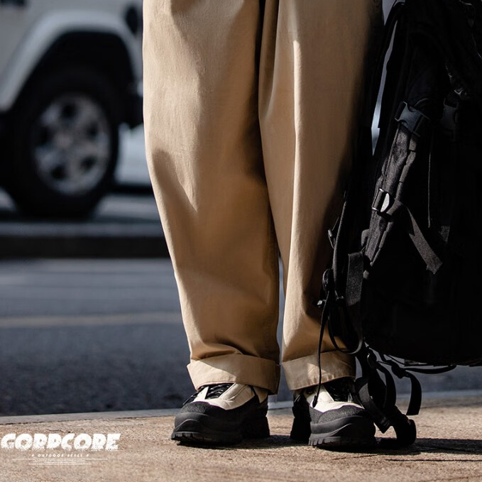 登山鞋男鞋戶外徒步鞋山系復古工裝鞋厚底增高運動休閒鞋潮鞋-Retro's Wear