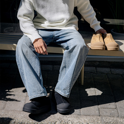 低幫雪地靴男款2025新款冬季加絨加厚保暖棉鞋麵包鞋厚底短靴