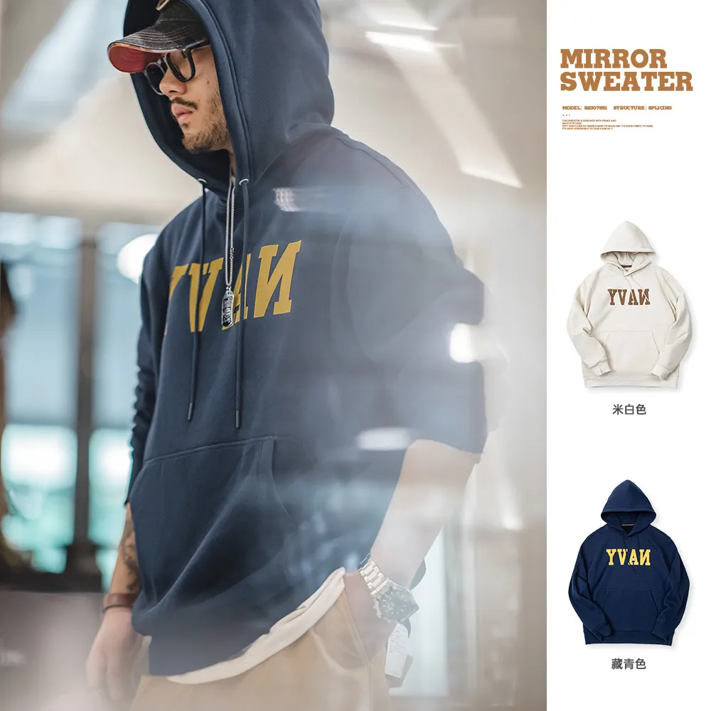 本周推薦 | 美式復古“鏡像NAVY”抓絨套頭衫-Retro's Wear