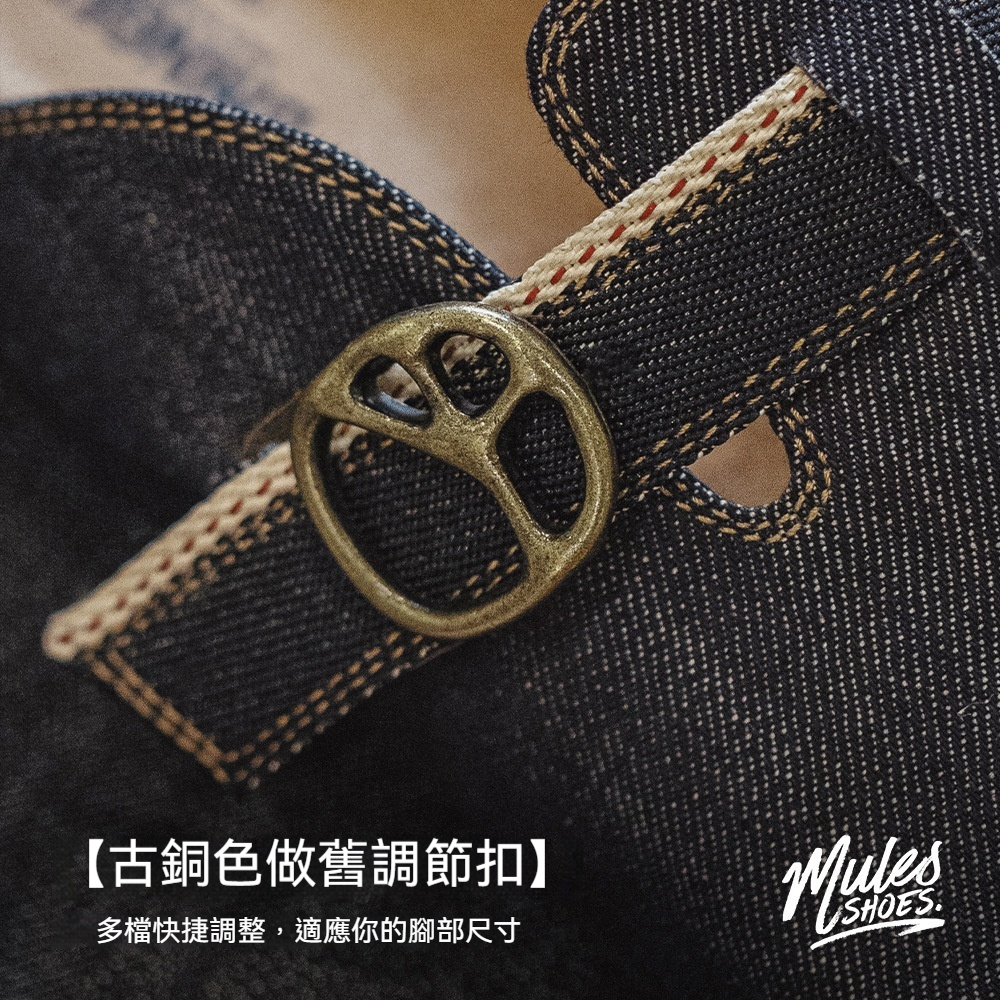 2025夏季新款穆勒鞋男休閒軟木半托透氣牛仔百搭外穿包頭拖鞋