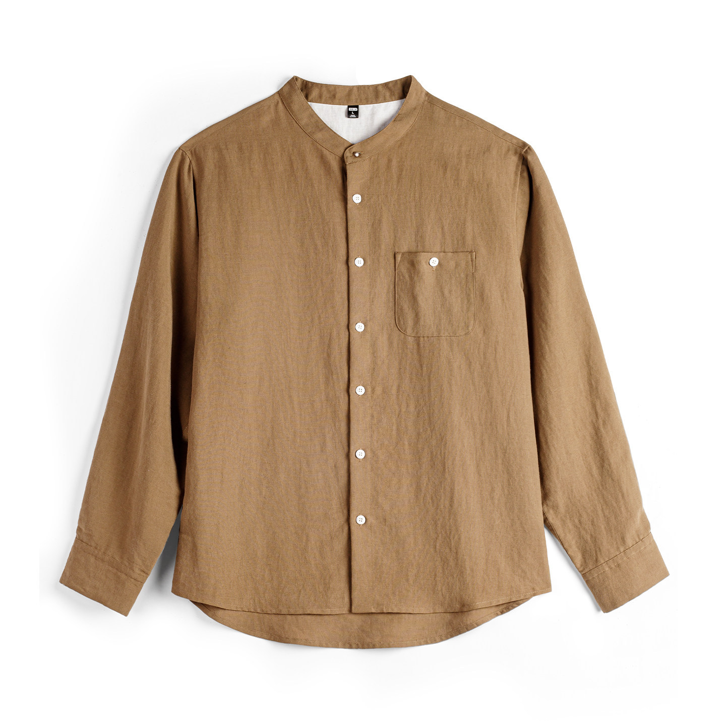 萊賽爾長袖襯衫天絲日系鬆弛感襯衣美式老錢風外套男士春