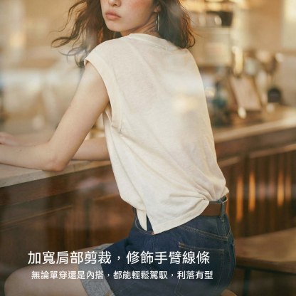 美式復古薄款西部風印花無袖坎肩T恤背心馬甲上衣女士夏外穿