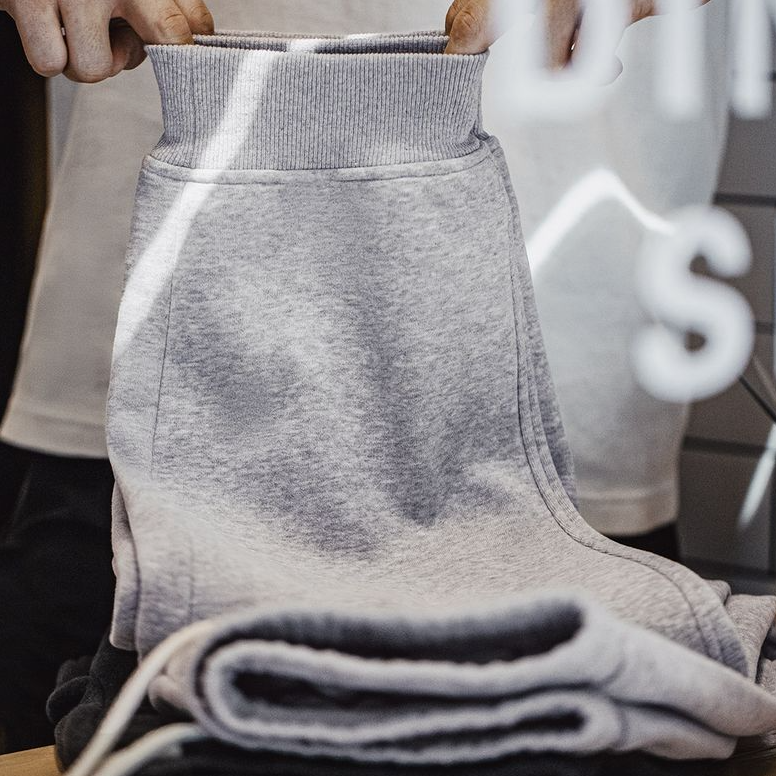 美式復古OG107加絨衛褲運動休閒保暖鬆緊腰束腳褲男秋冬-Retro's Wear