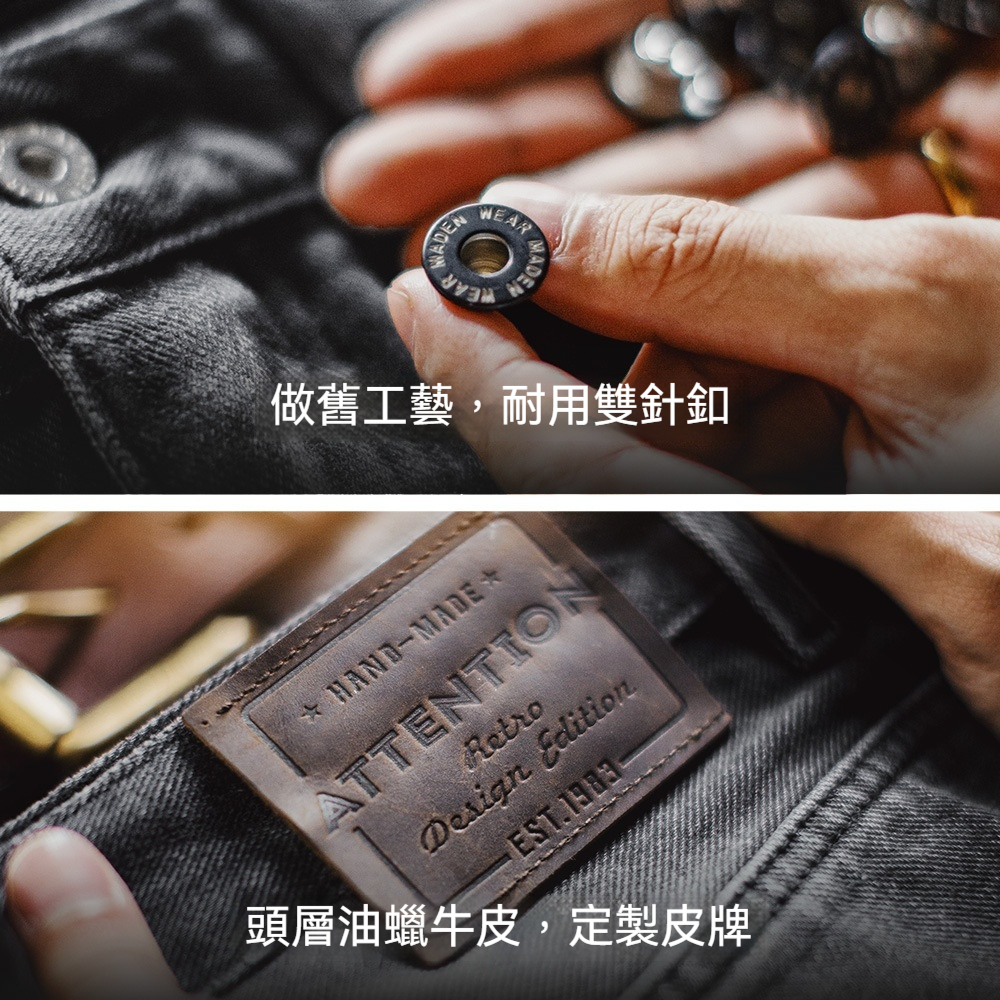 美式休閒水洗做舊牛仔褲灰色直筒微錐蘿蔔褲長褲子男夏秋