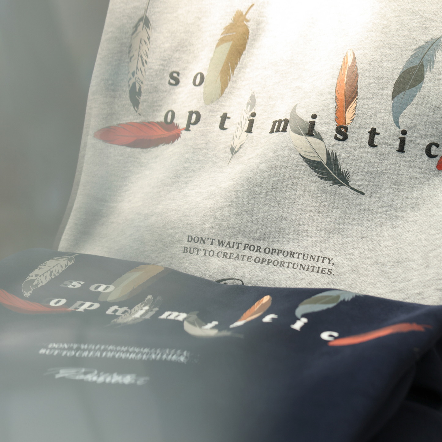 日系復古印花圓領衛衣男寬鬆420G重磅秋冬套頭疊穿上衣