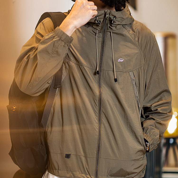 美式防曬衣男款夏季2025新款戶外防紫外線輕薄透氣連帽防曬服外套