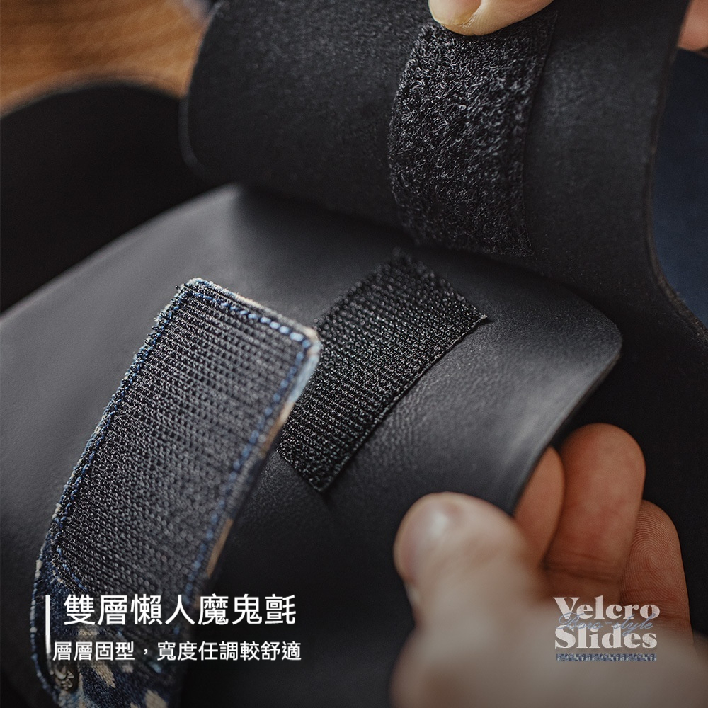 復古軟木拖鞋子男士2025夏季新款外穿魔術貼休閒小眾一字涼拖