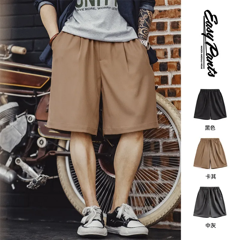 “免燙/垂順/易打理的EaSy Pants”夏日限定5分褲-Retro's Wear