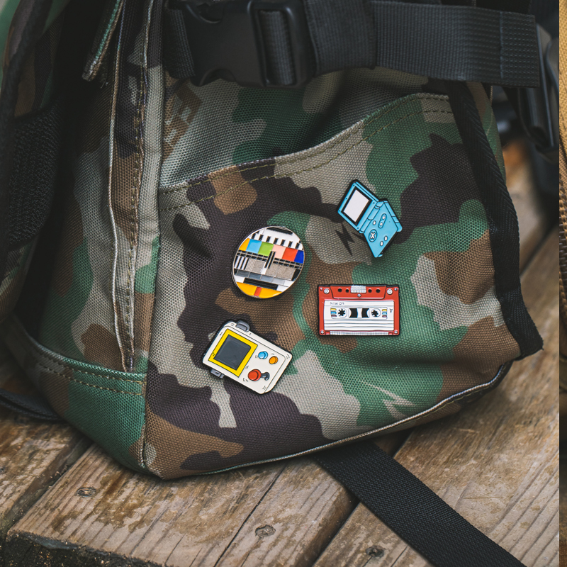 回憶情懷胸針復古物件金屬徽章-Retro's Wear