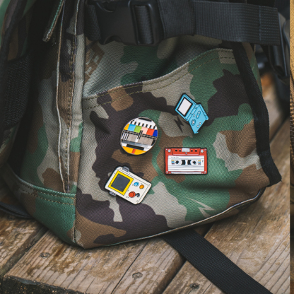 回憶情懷胸針復古物件金屬徽章-Retro's Wear