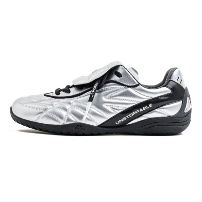 復古黑白色休閒百搭德訓鞋運動輕便平軟底足球鞋子潮女士秋冬