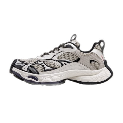 曼哈頓老爹鞋男秋季新款厚底網面增高白色軟底運動休閒鞋