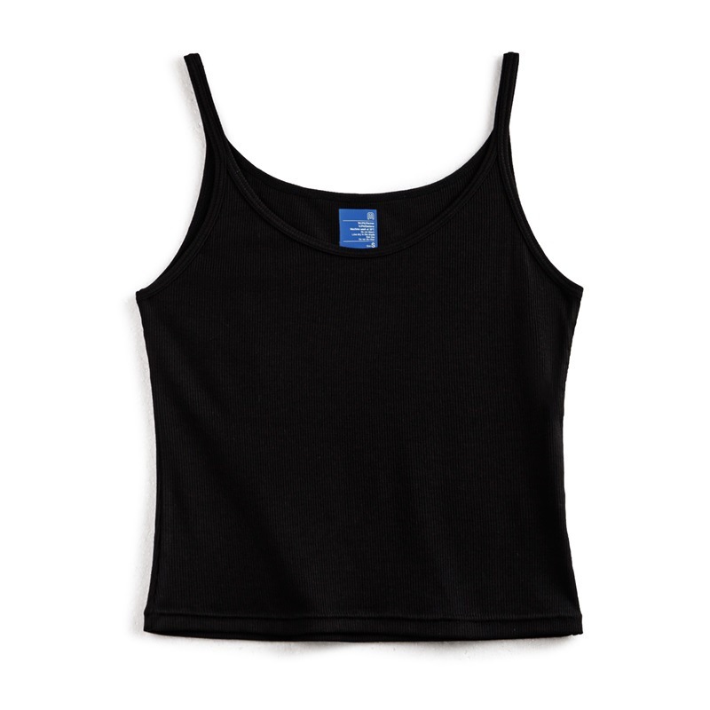 針織細帶背心復古辣妹純色吊帶內搭打底百搭無袖外穿上衣夏女