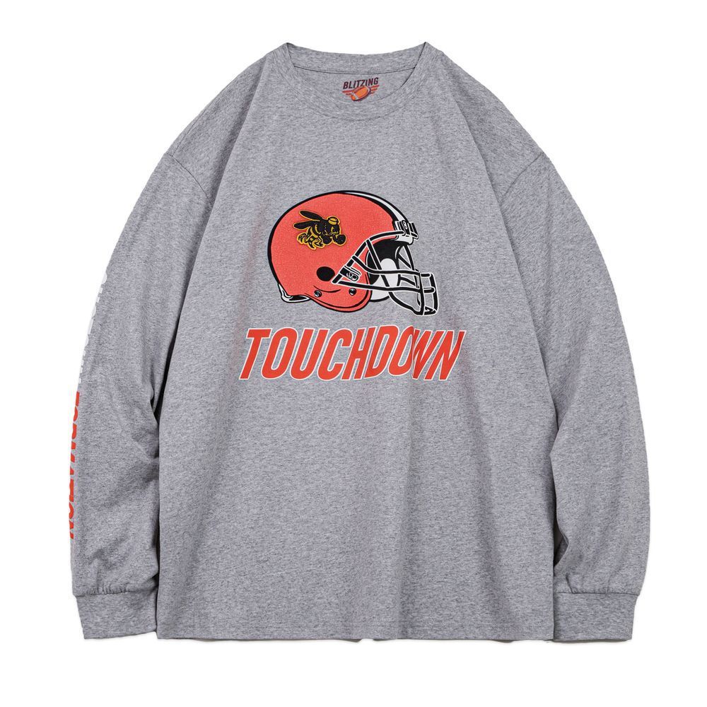 美式復古刺繡印花長袖T恤灰色圓領套頭落肩衛衣外套男夏