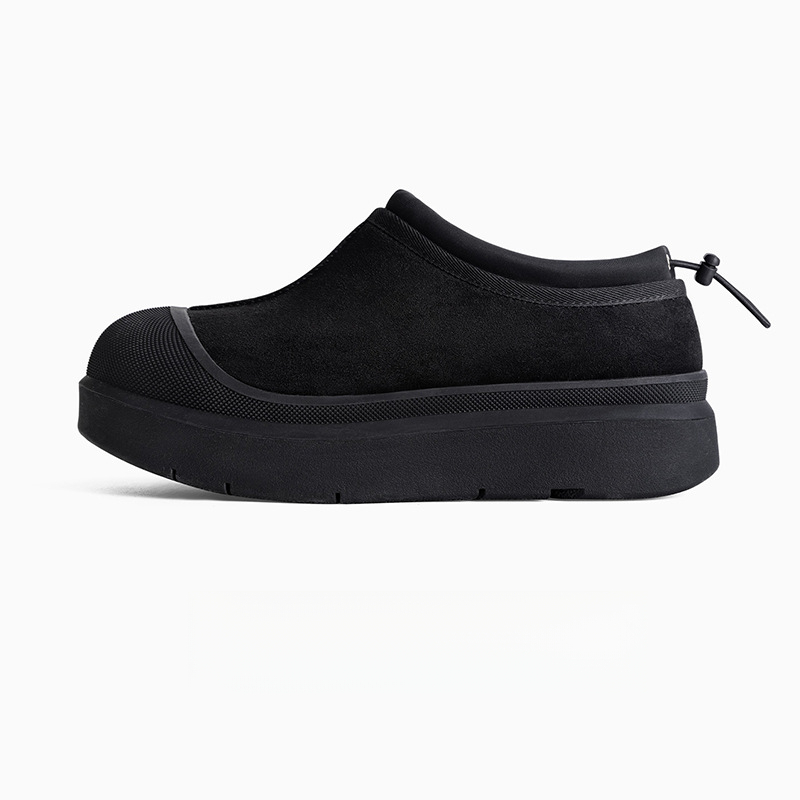 低幫雪地靴男款2025新款冬季加絨加厚保暖棉鞋麵包鞋厚底短靴