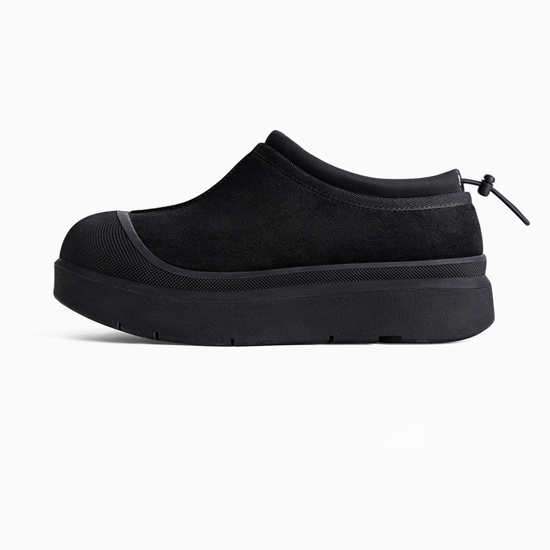 低幫雪地靴男款2025新款冬季加絨加厚保暖棉鞋麵包鞋厚底短靴