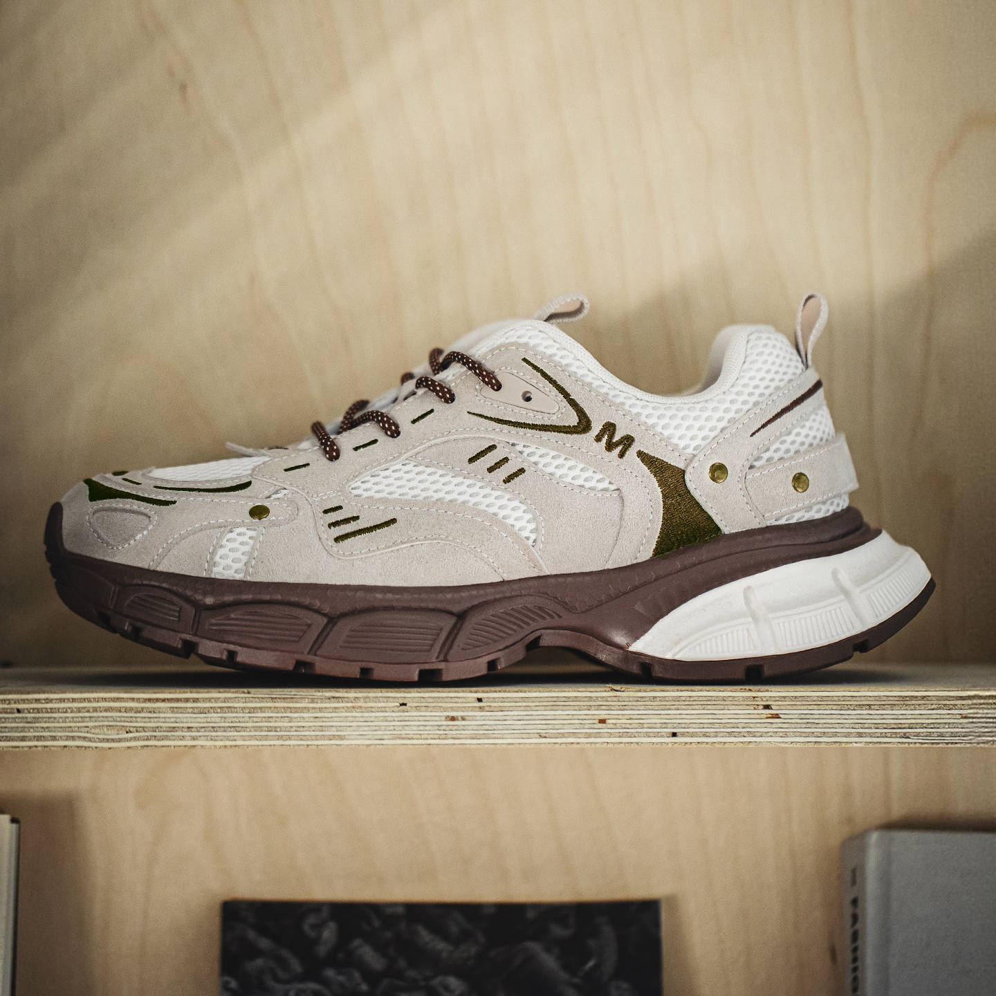 拼色復古老爹鞋男鞋2025新款厚底增高運動休閒鞋百搭潮鞋子冬