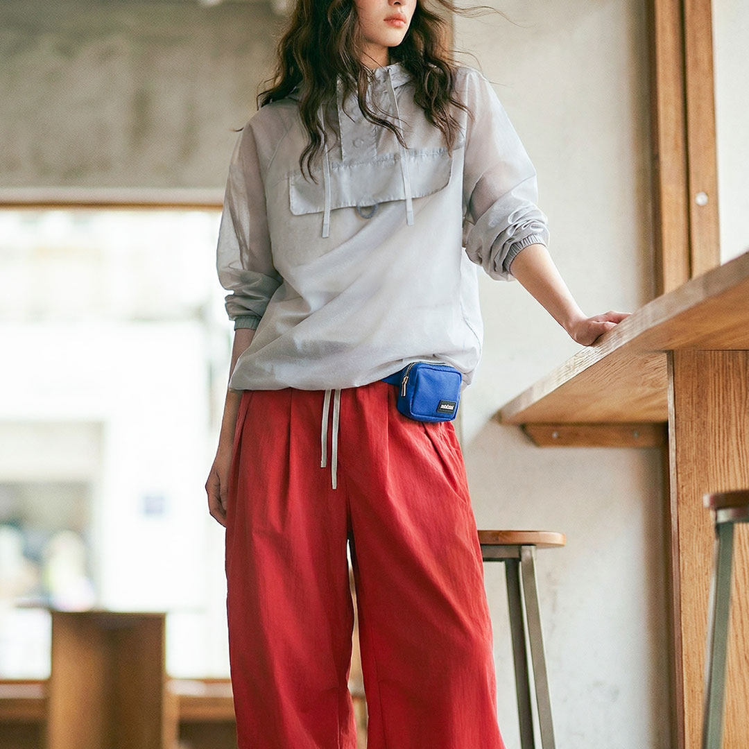 山系原紗超輕薄款透氣寬鬆套頭防曬服衛衣半透明上衣罩衫女夏