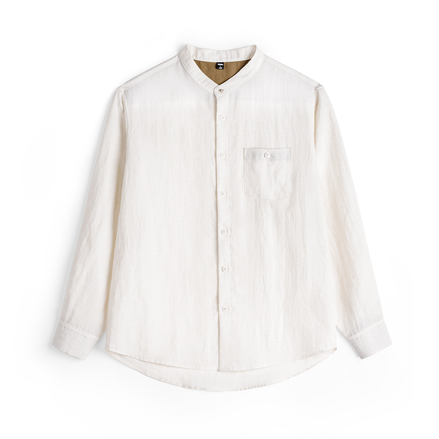 萊賽爾長袖襯衫天絲日系鬆弛感襯衣美式老錢風外套男士春