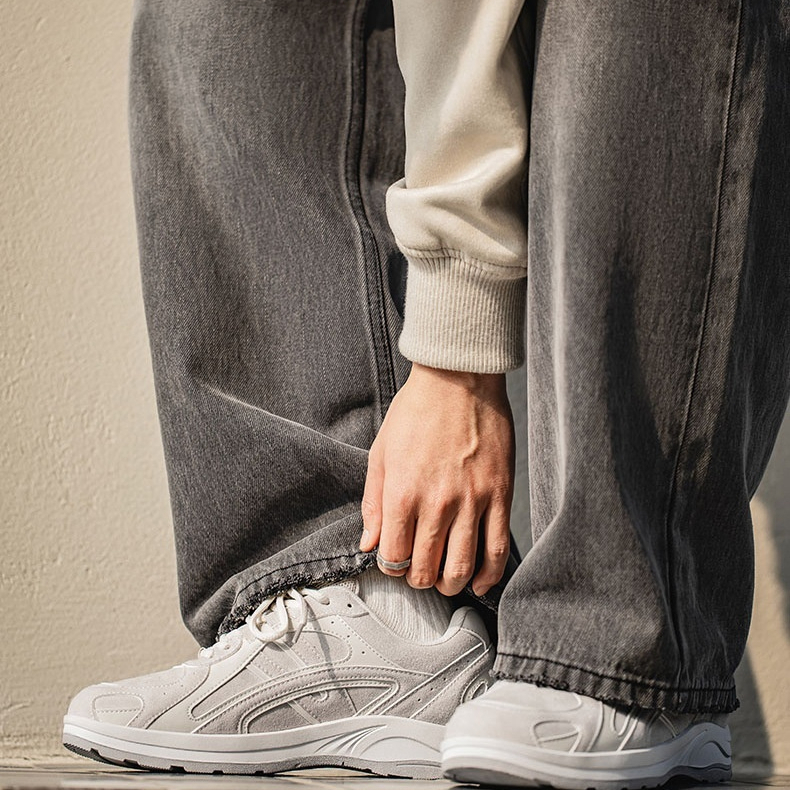 MRA復古慢跑鞋男士2026春季新款輕便透氣百搭通勤戶外運動休閒鞋