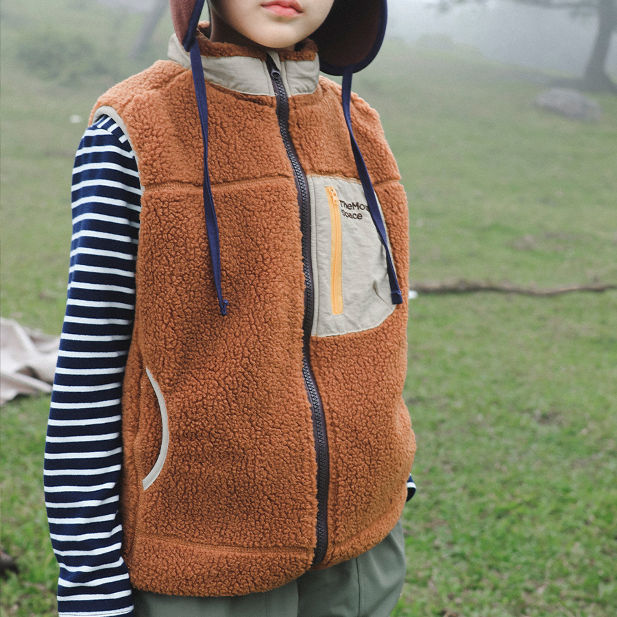 兒童馬甲2025冬季新款男童山系立領外套兒童保暖背心寶寶上衣批發