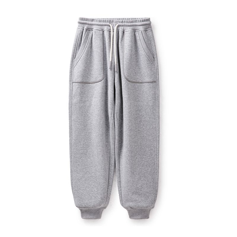 美式復古OG107加絨衛褲運動休閒保暖鬆緊腰束腳褲男秋冬-Retro's Wear