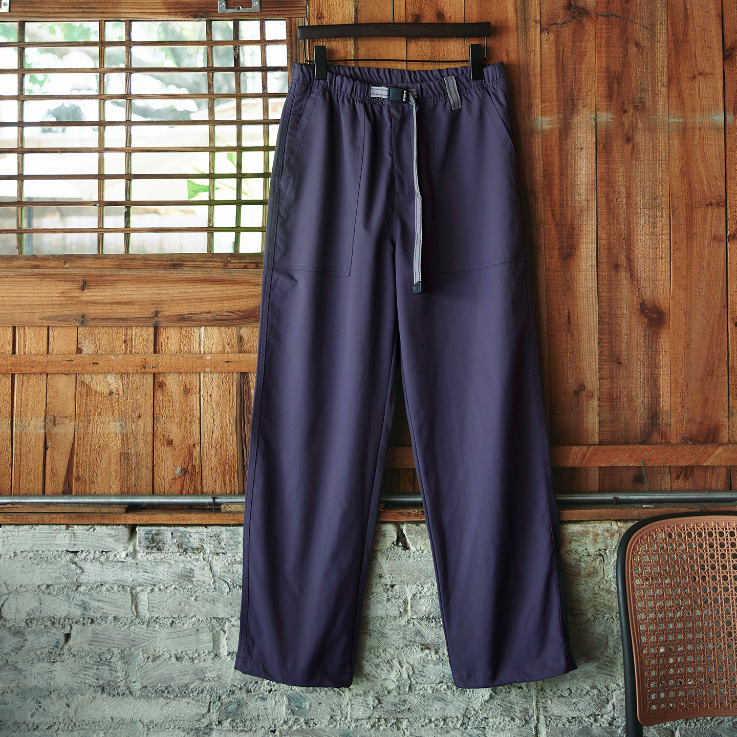 日系戶外防潑水抽繩束脚傘兵褲男2025秋季新款直筒工裝休閒長褲