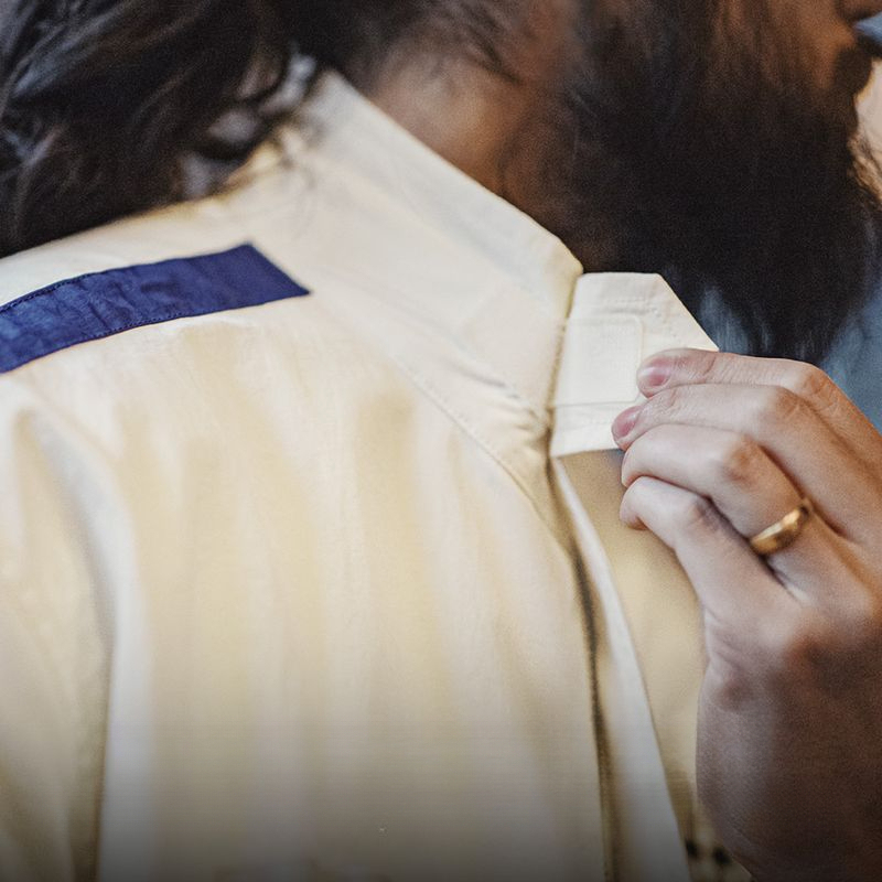 美式復古拼色刺繡賽車夾克F1車手服休閒棒球領外套男春