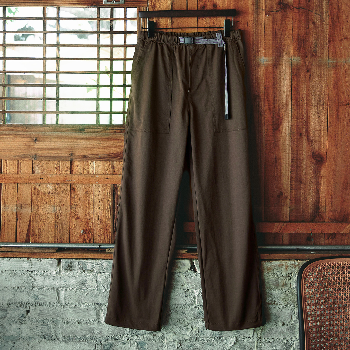 日系戶外防潑水抽繩束脚傘兵褲男2025秋季新款直筒工裝休閒長褲