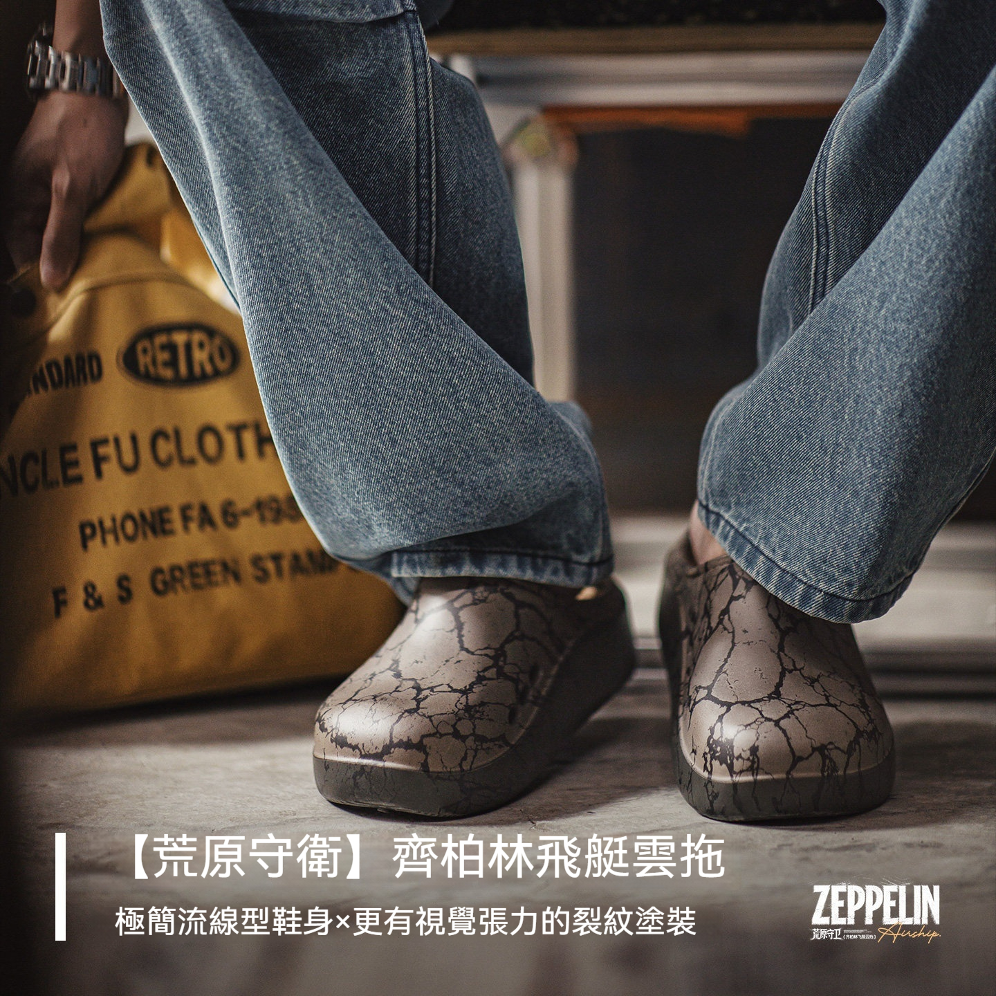 2026新款廚師鞋男春季戶外穿厚底半拖洞洞鞋涉水包頭雲拖鞋子