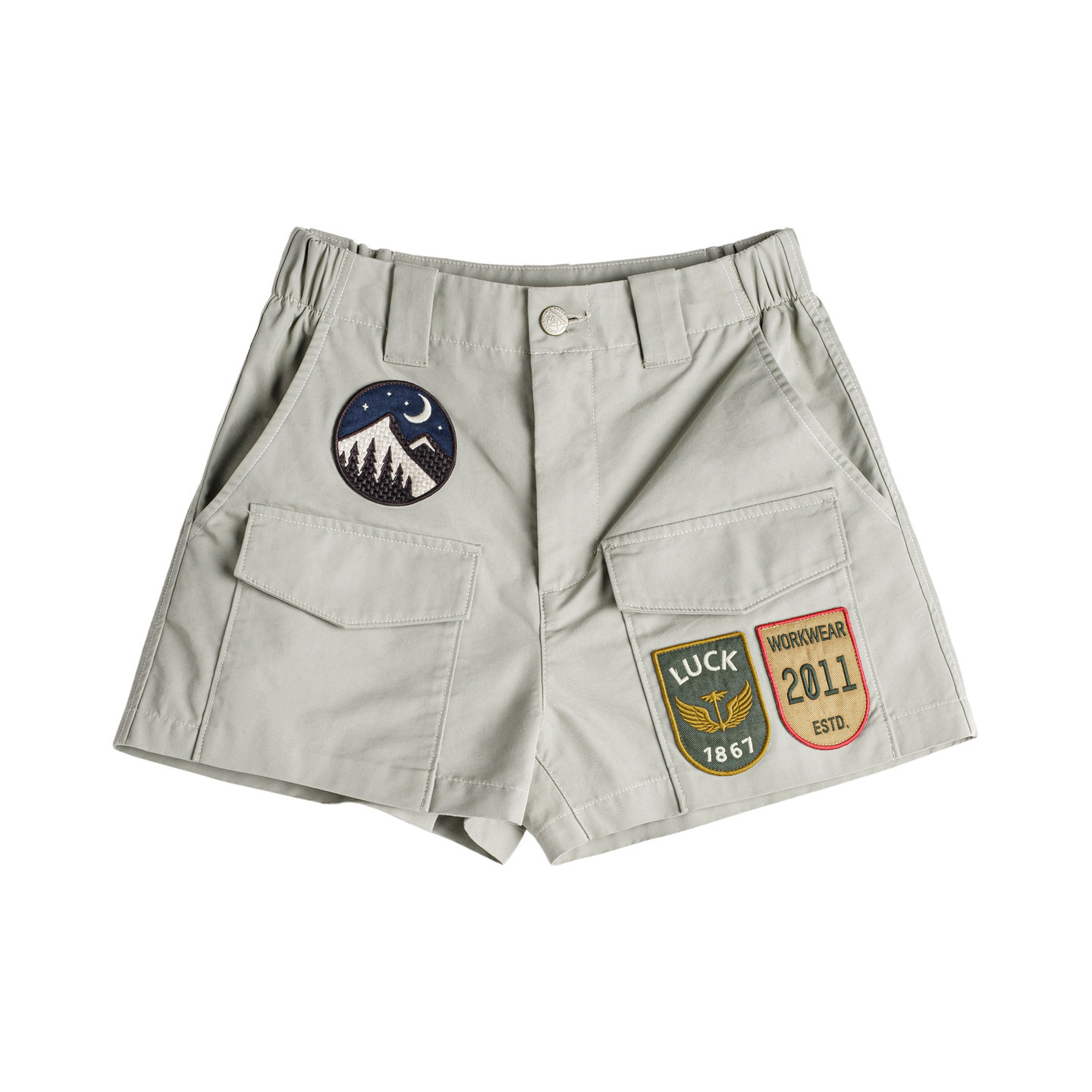 美式復古四分A字版直筒顯瘦可外穿休閒工裝短褲女士熱褲夏季