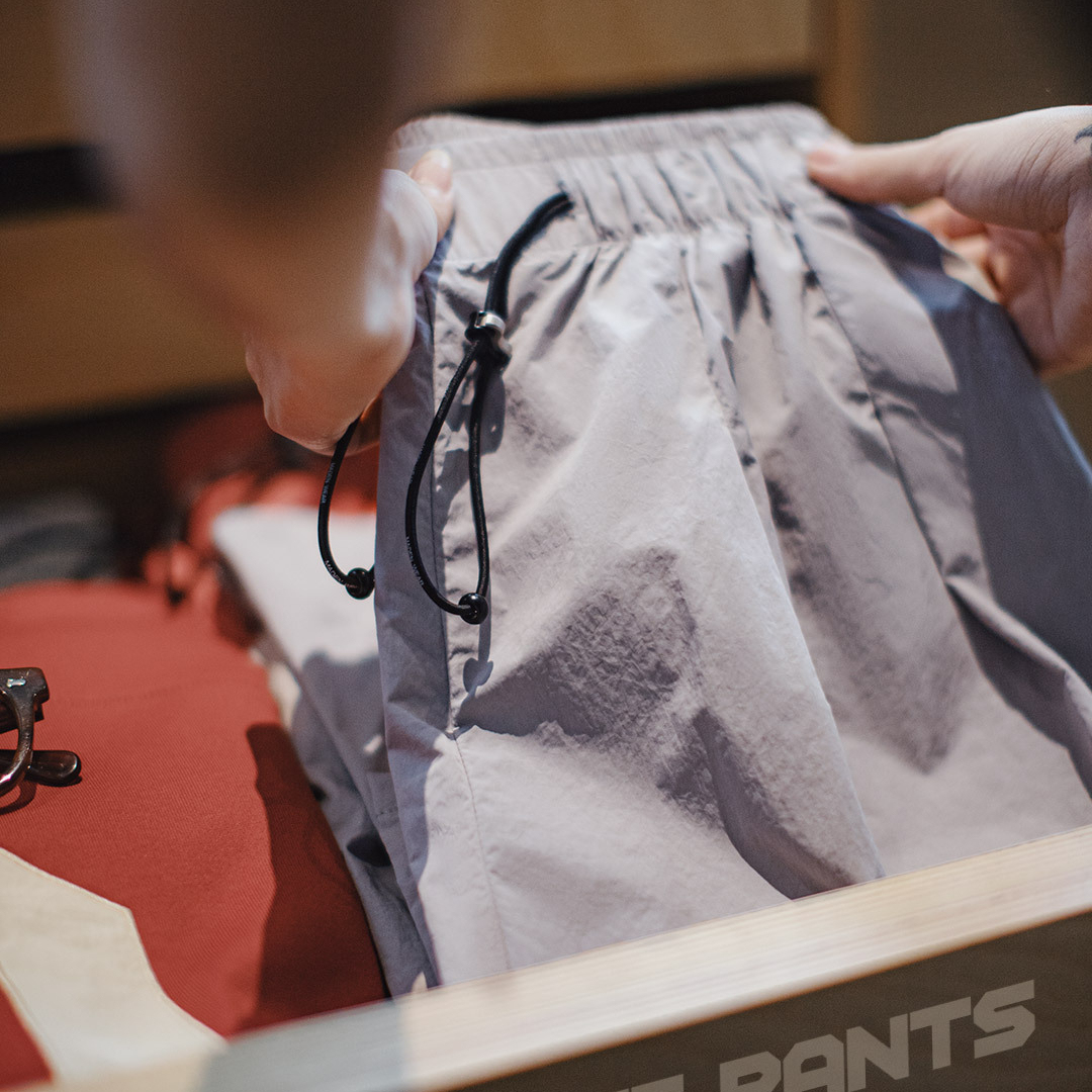 夏日爵士舞工裝降落傘褲美式高街輕薄大口袋褶皺寬鬆闊腿褲女