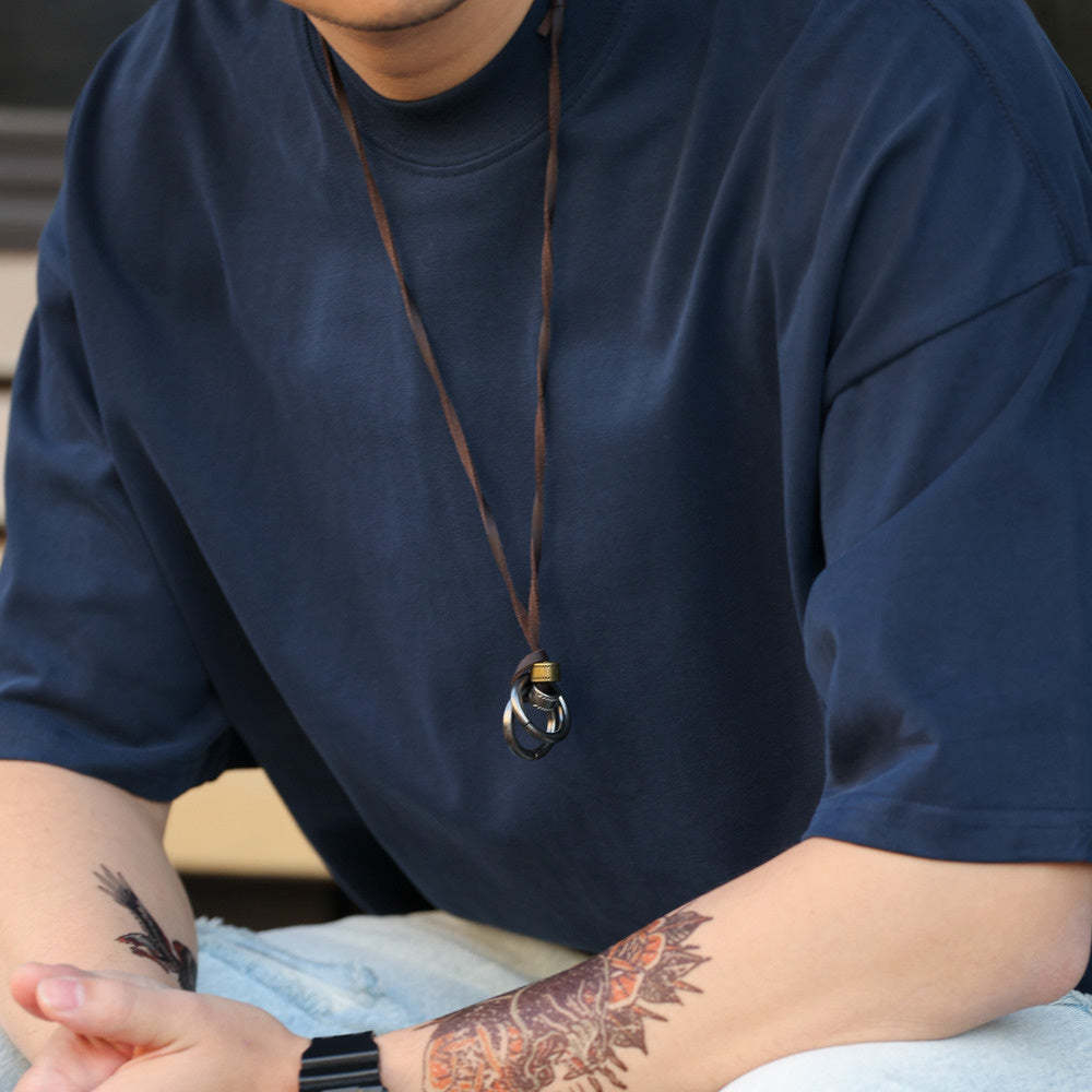 美式230g輕絨感小領口短袖T恤男寬鬆休閒抗皺大碼體恤夏