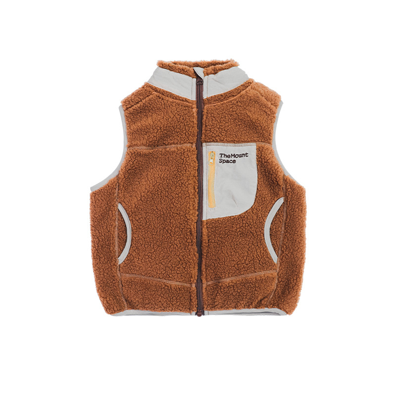 兒童馬甲2025冬季新款男童山系立領外套兒童保暖背心寶寶上衣批發