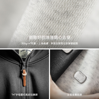 美式休閒灰色連帽衛衣寬鬆插肩袖開衫鬆弛長袖外套男款秋