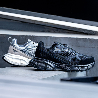 MRA太空系列慢跑老爹鞋男夏季透氣網面運動鞋復古增高厚底休閒鞋-Retro's Wear