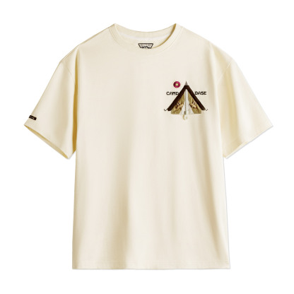 2025新純棉親膚短袖寬鬆落肩上衣吸濕純色T恤七分袖圓領衫女