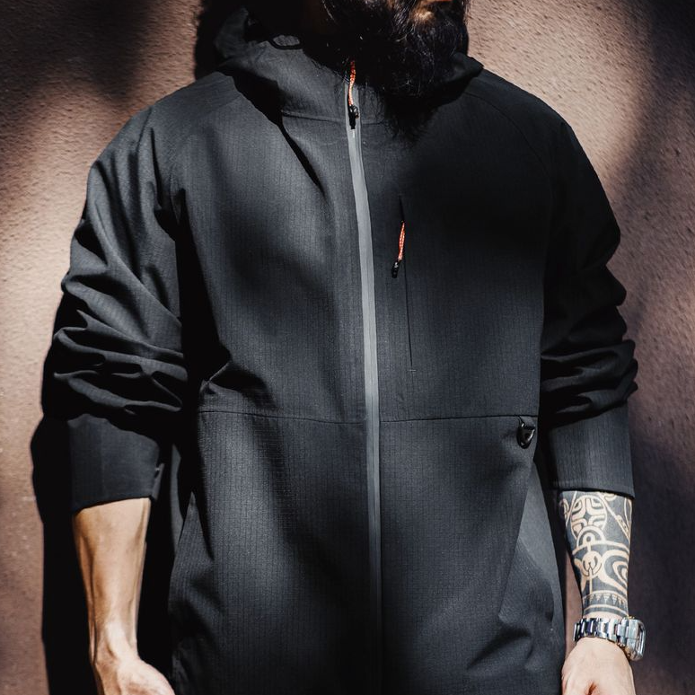 gorpcore三防衝鋒衣戶外防風防水硬殼夾克徒步登山服男秋-Retro's Wear