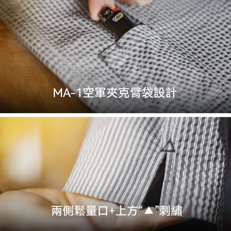 美式休閒泡泡紗短褲棉透氣日系通勤簡約五分褲男春夏