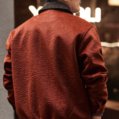 美式復古硬漢燈芯絨夾克男士2025秋冬新款寬鬆休閒工裝外套