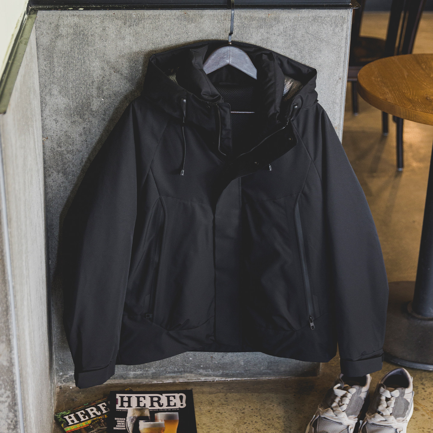 科技三防90白鵝絨工裝羽絨服男2025冬季新款戶外保暖防寒連帽外套