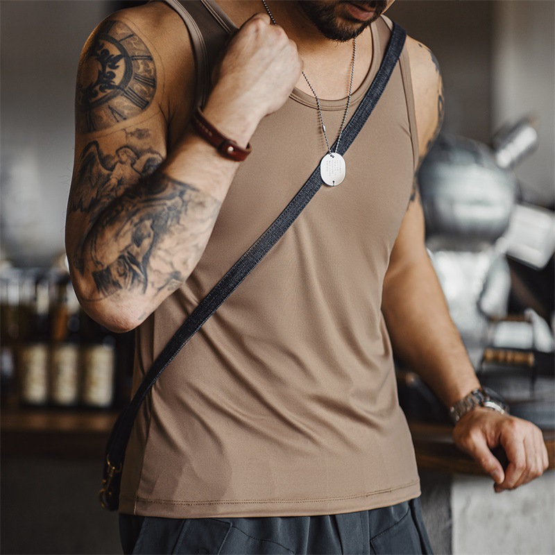 冰感&輕防曬羅紋背心-Retro's Wear