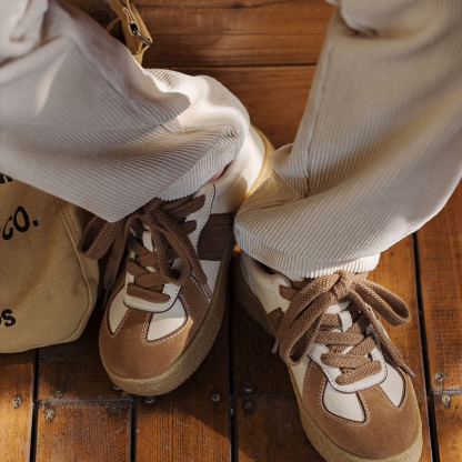 復古德訓鞋秋季新款男休閒運動鞋子厚底增高低幫百搭平底板鞋-Retro's Wear