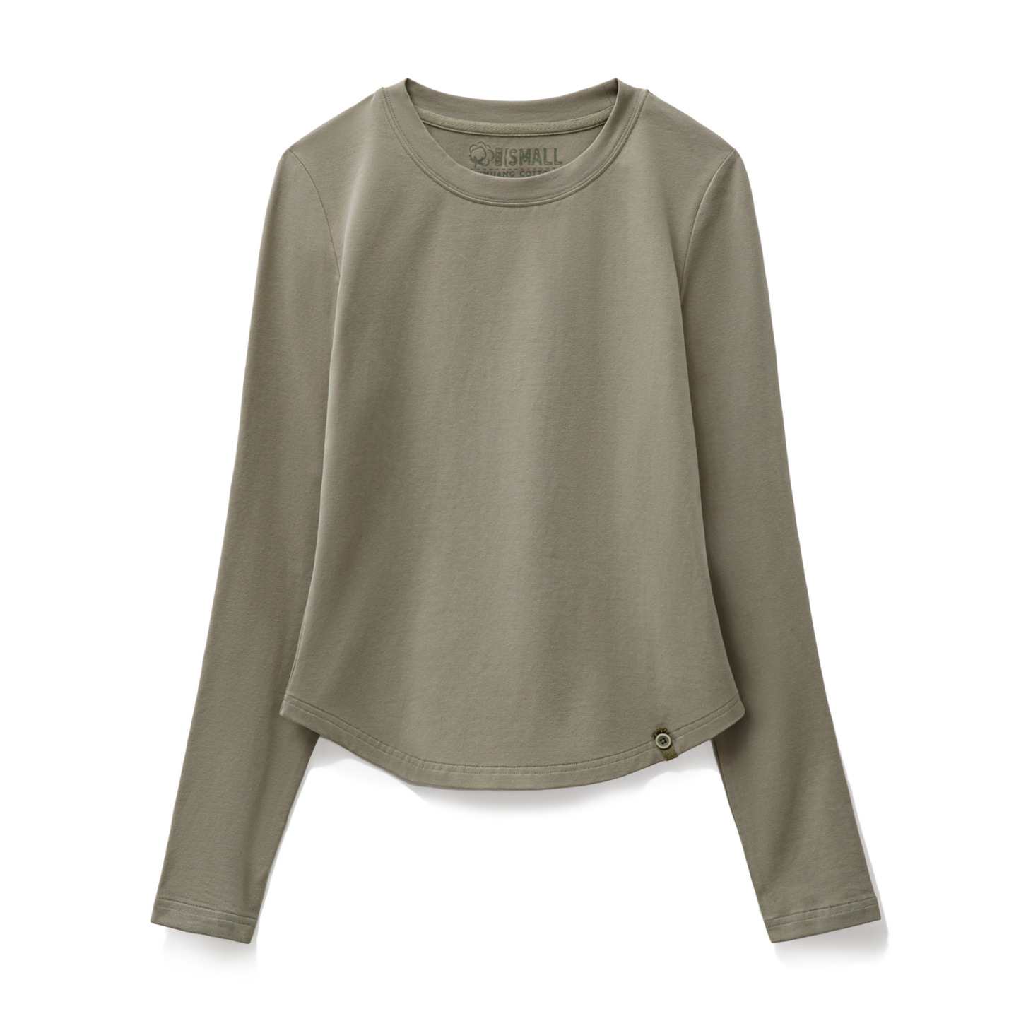 2025新款黑白色圓領磨毛修身長袖t恤打底衫內搭上衣女士早秋