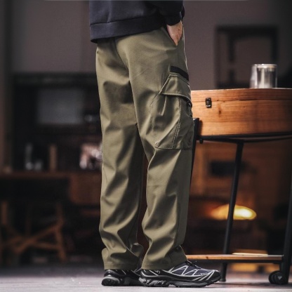 山系機能風防水衝鋒褲男士秋季新款戶外傘兵休閒工裝褲